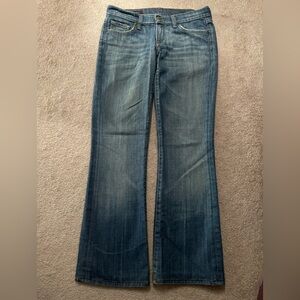 “Citizens of Humanity”Girls Stretch-Low Waist Boot Cut Blue Denim Pants:Size 27